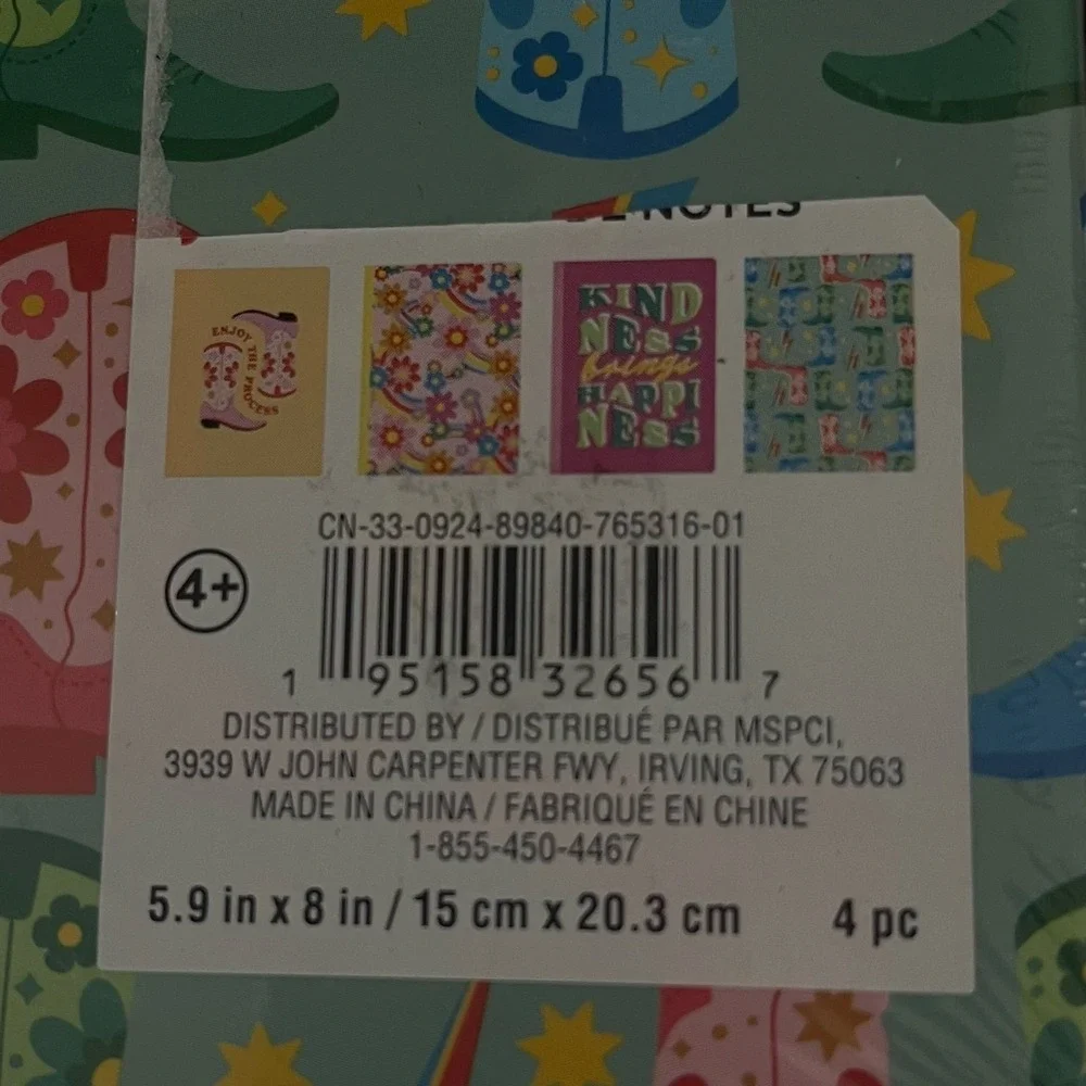 NEW 16 Western Notebooks 5.9 x 8 Cowboy Boots School Girly Supplies